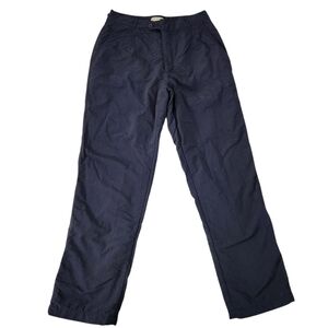 ROYAL ROBBINS Navy Fleece-Lined Nylon Outdoor hiking Pants size 6